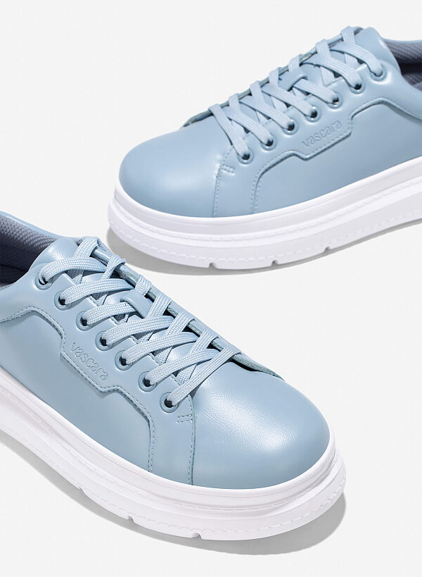 Giày sneaker đế chunky dáng classic - SNK 0072 - Màu xanh da trời - VASCARA