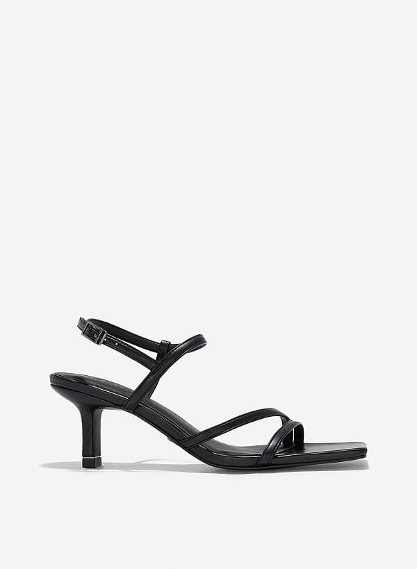 Giày strappy sandals - SDN 0788 - Màu đen