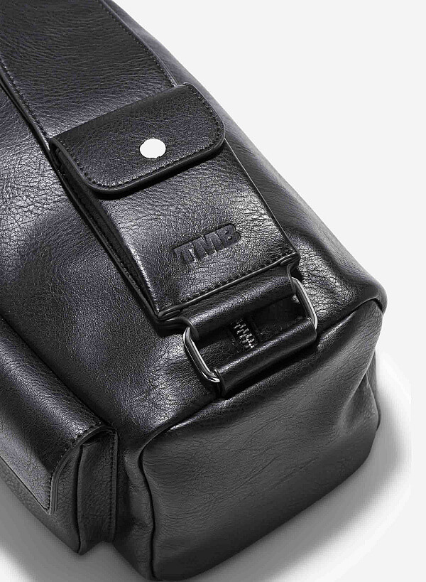 Túi hộp đeo vai TIN SHOULDER BAG - TMB 0005 - Màu đen - VASCARA
