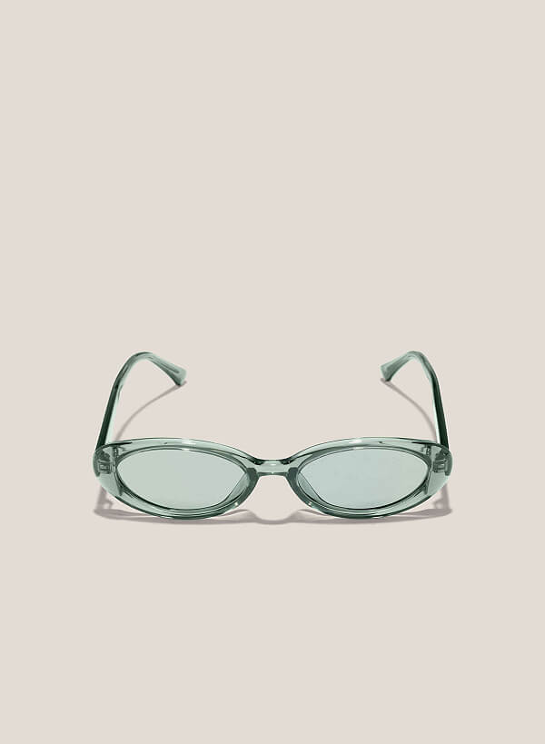 Transparent Frames Special Sunglasses - SPC 0010 - Green