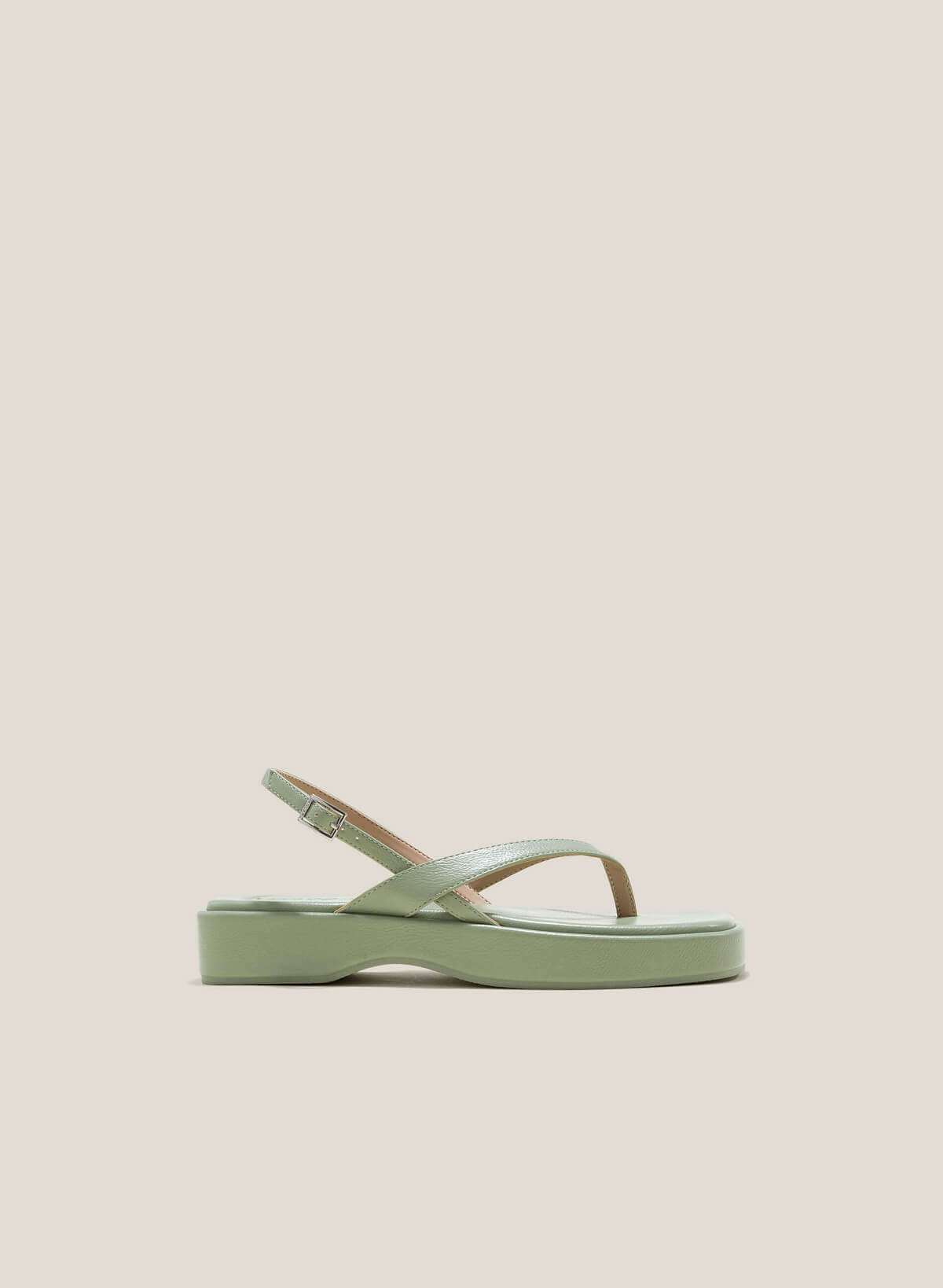 Clip-Toe Sandals - SDL 0338 - Mint - VASCARA