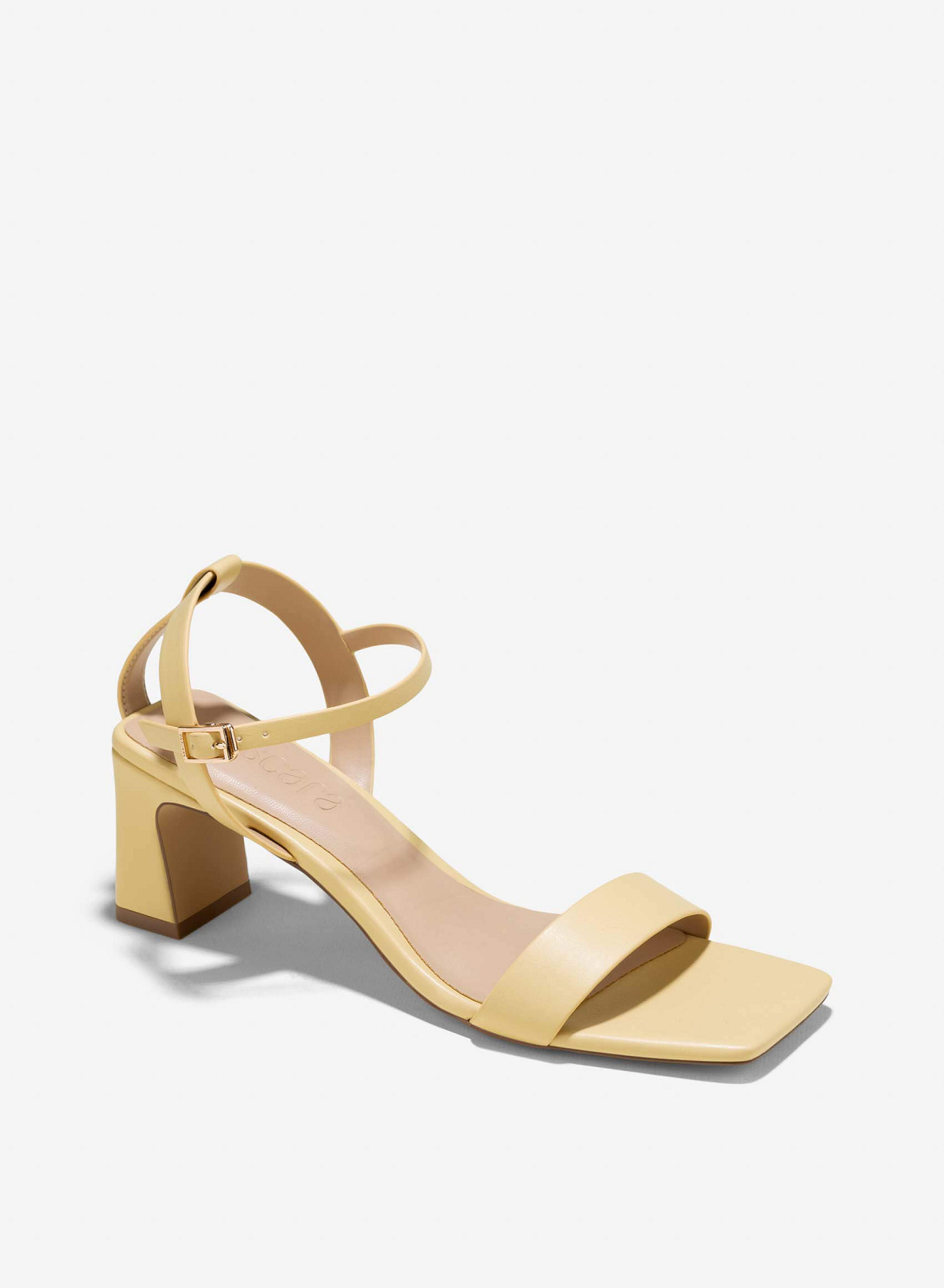 Block Heels Sandals - PUM 0780 - Yellow - vascara.com
