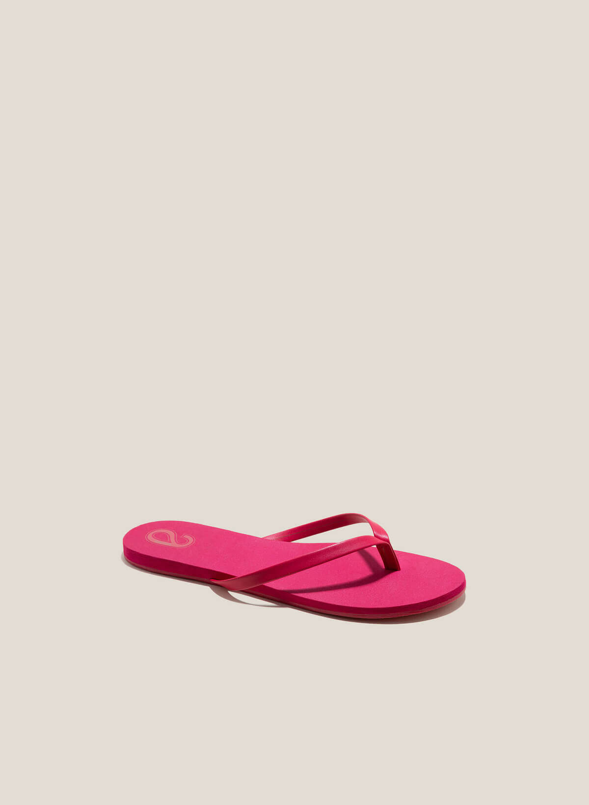 Festive Colored Flip Flops - FLI 0196 - Dark Pink - vascara.com