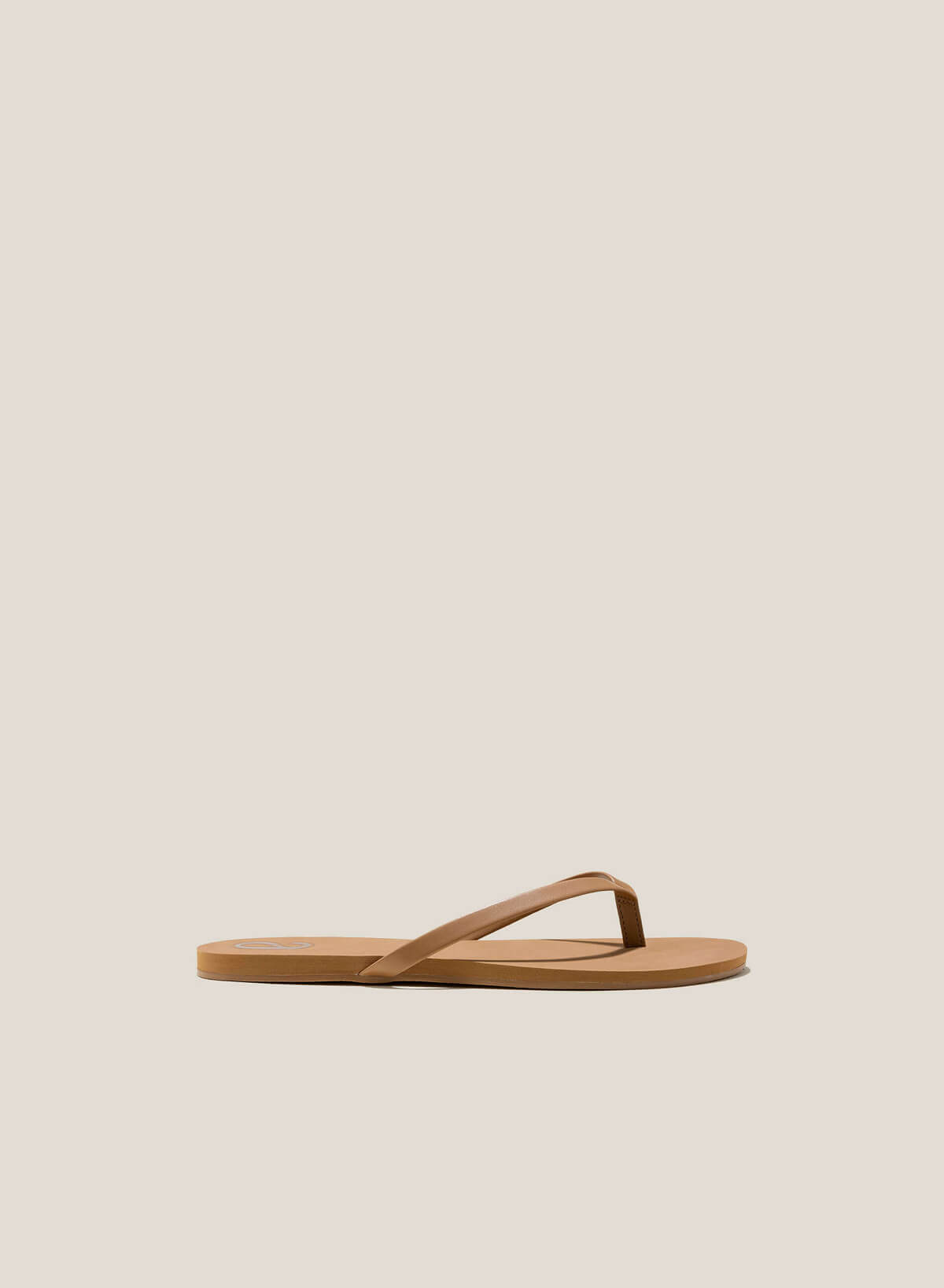 Festive Colored Flip Flops - FLI 0196 - Light Brown - VASCARA
