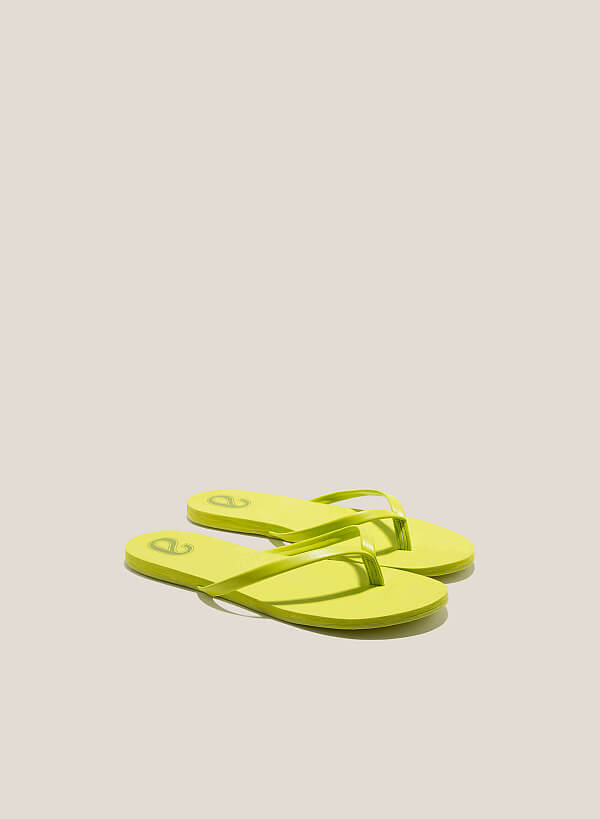 Festive Colored Flip Flops - FLI 0196 - Light Green - VASCARA