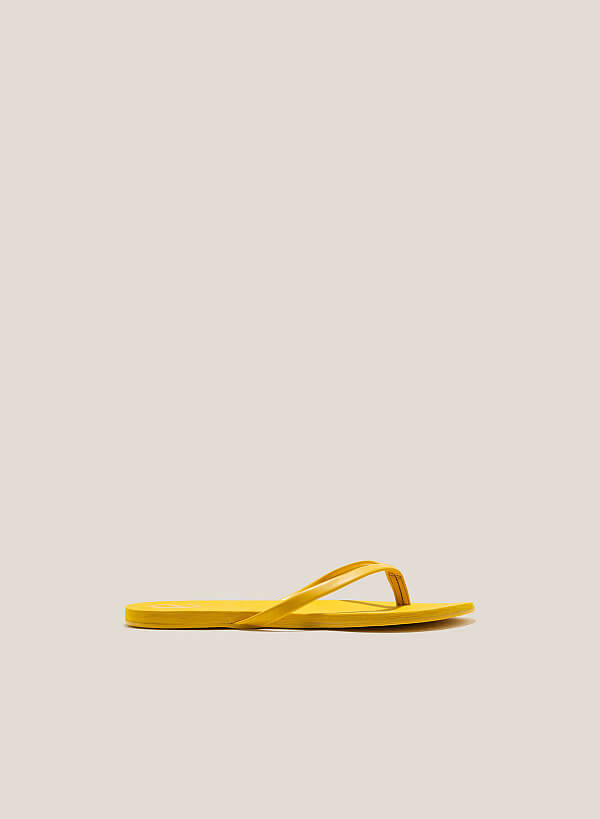 Festive Colored Flip Flops - FLI 0196 - Yellow