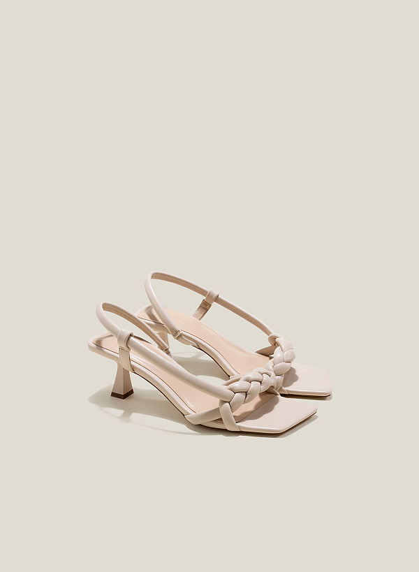 Puffy Strap Sandals - PUM 0772 - Cream - VASCARA