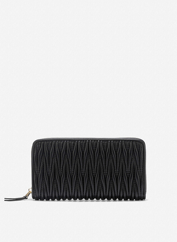 Classic Quilted Wallet - WLL 0294 - Black