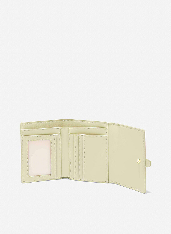 Lock Décor Mini Wallet - WLL 0298 - Mint - VASCARA