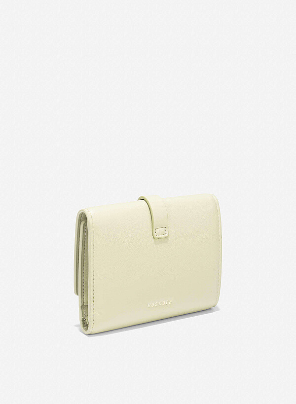 Lock Décor Mini Wallet - WLL 0298 - Mint - VASCARA
