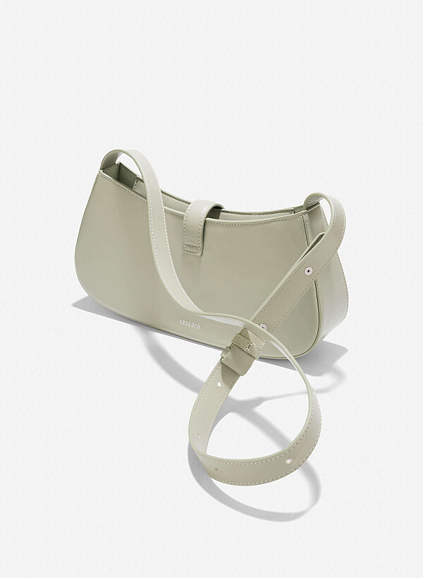 Lock Décor Tote Bag - TTE 0160 - Dark Mint - VASCARA