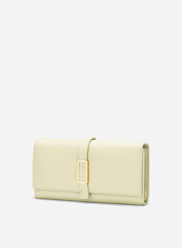 Lock Décor Wallet - WLL 0297 - Mint - VASCARA