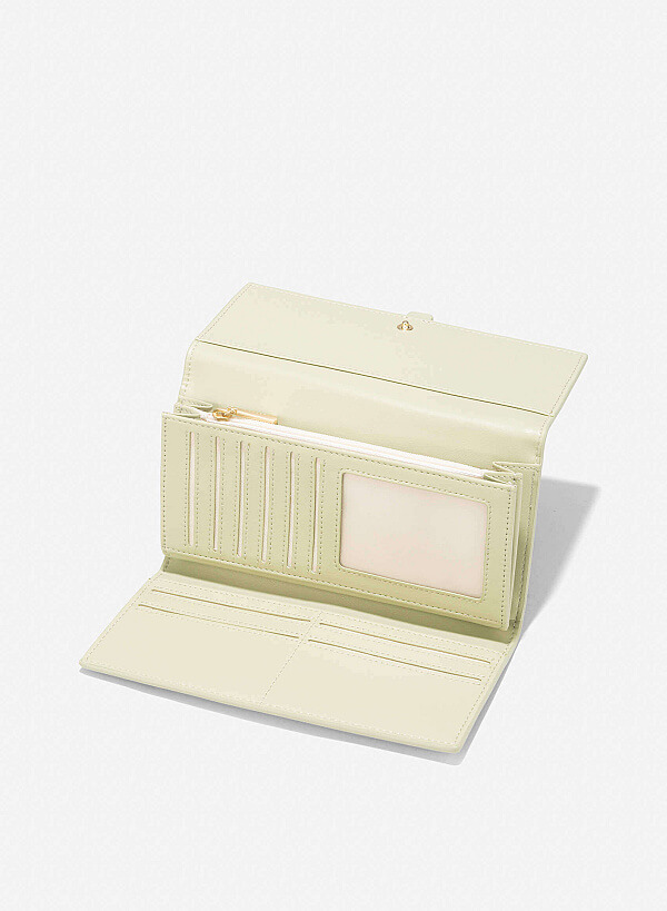 Lock Décor Wallet - WLL 0297 - Mint - VASCARA