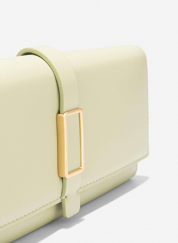Lock Décor Wallet - WLL 0297 - Mint - VASCARA