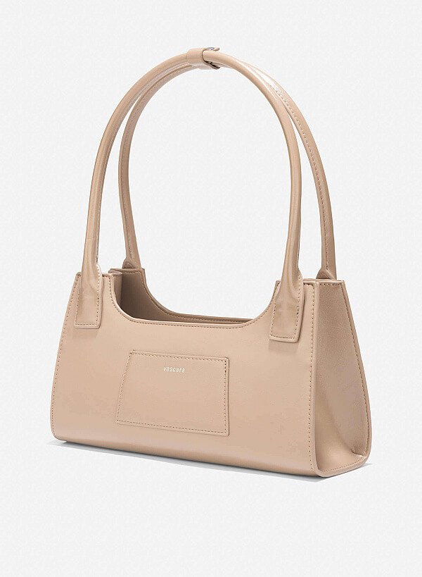 Long Strap Shoulder Bag - TTE 0156 - Dark Beige - VASCARA