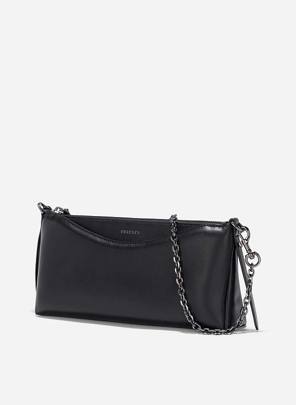 Soft Baguette Bag - MES 0257 - Black - VASCARA