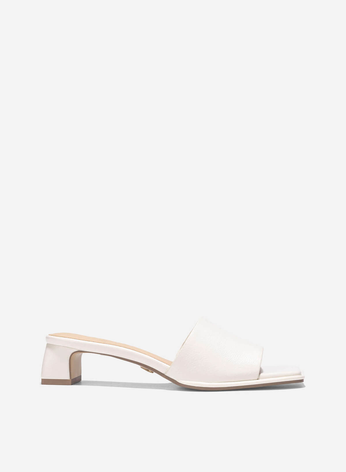 Strap Block Heels - MUL 0214 - Cream - VASCARA