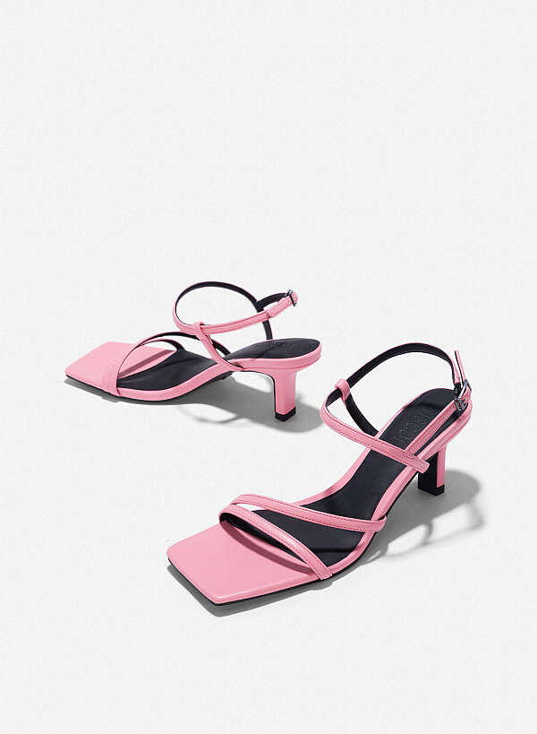 Strappy Sandals - PUM 0788 - Pink - VASCARA