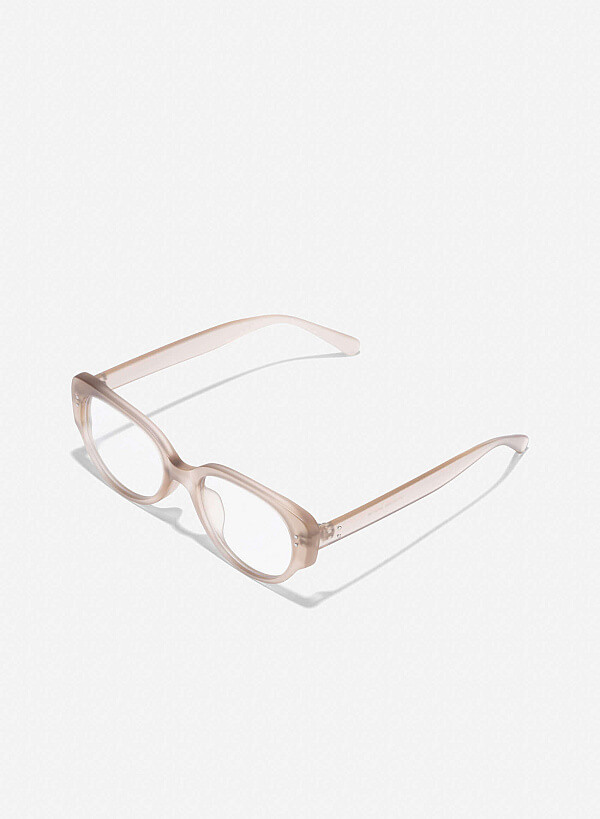 Transparent Frames Wayfarer Glasses - WFA 0059 - Beige - VASCARA