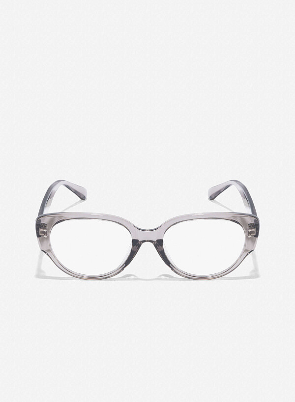 Transparent Frames Wayfarer Glasses - WFA 0059 - Gray