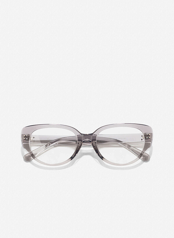Transparent Frames Wayfarer Glasses - WFA 0059 - Gray - VASCARA