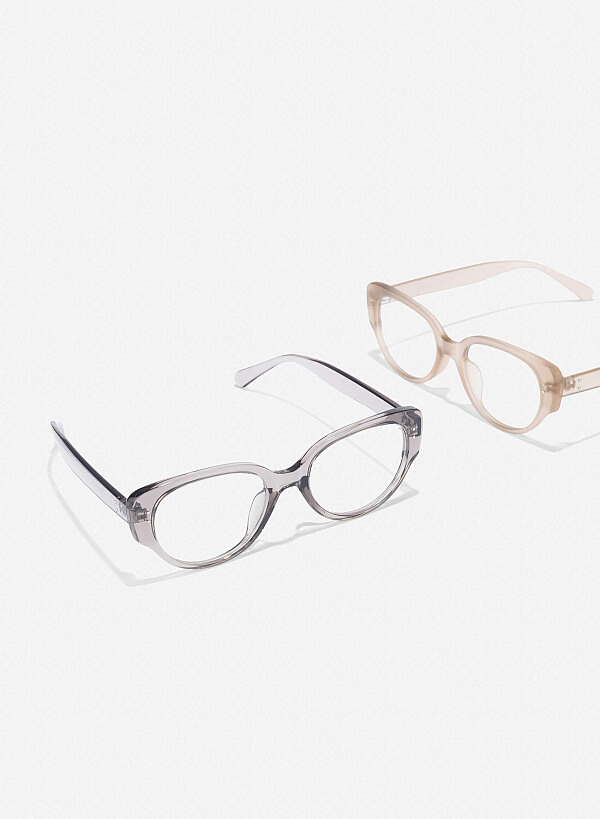 Transparent Frames Wayfarer Glasses - WFA 0059 - Gray - VASCARA