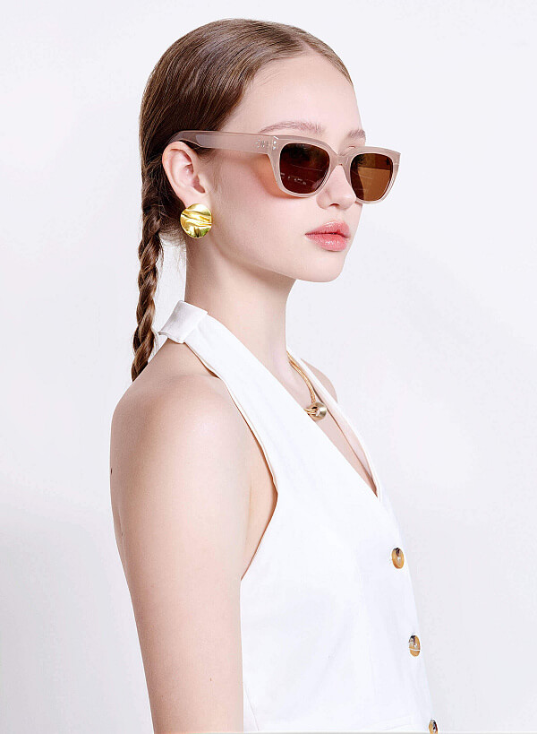 Wayfarer Glasses - WFA 0057 - Light Brown - VASCARA