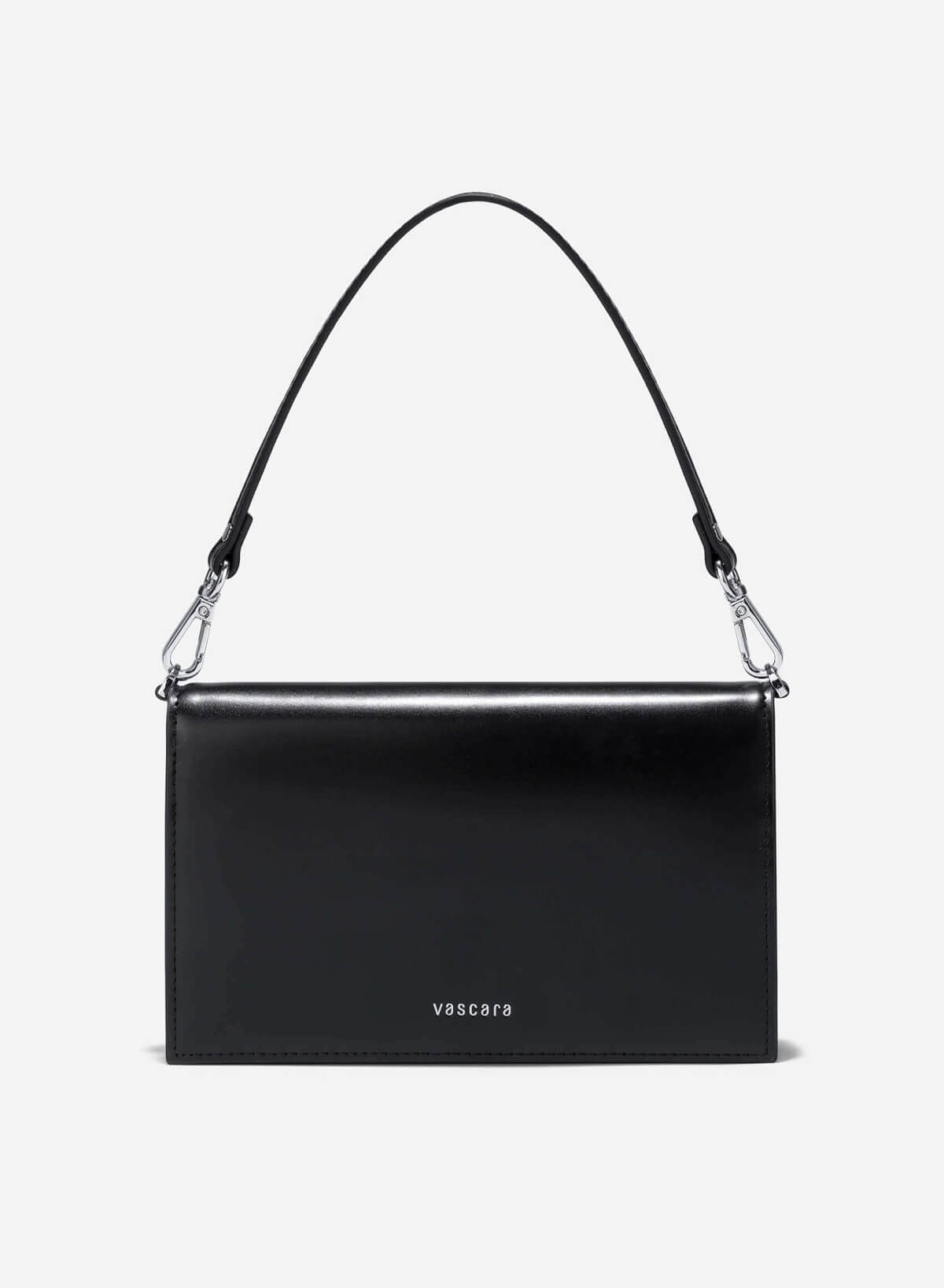 Carry Strap Flap Basic Wallet - WLL 0300 - Black - VASCARA