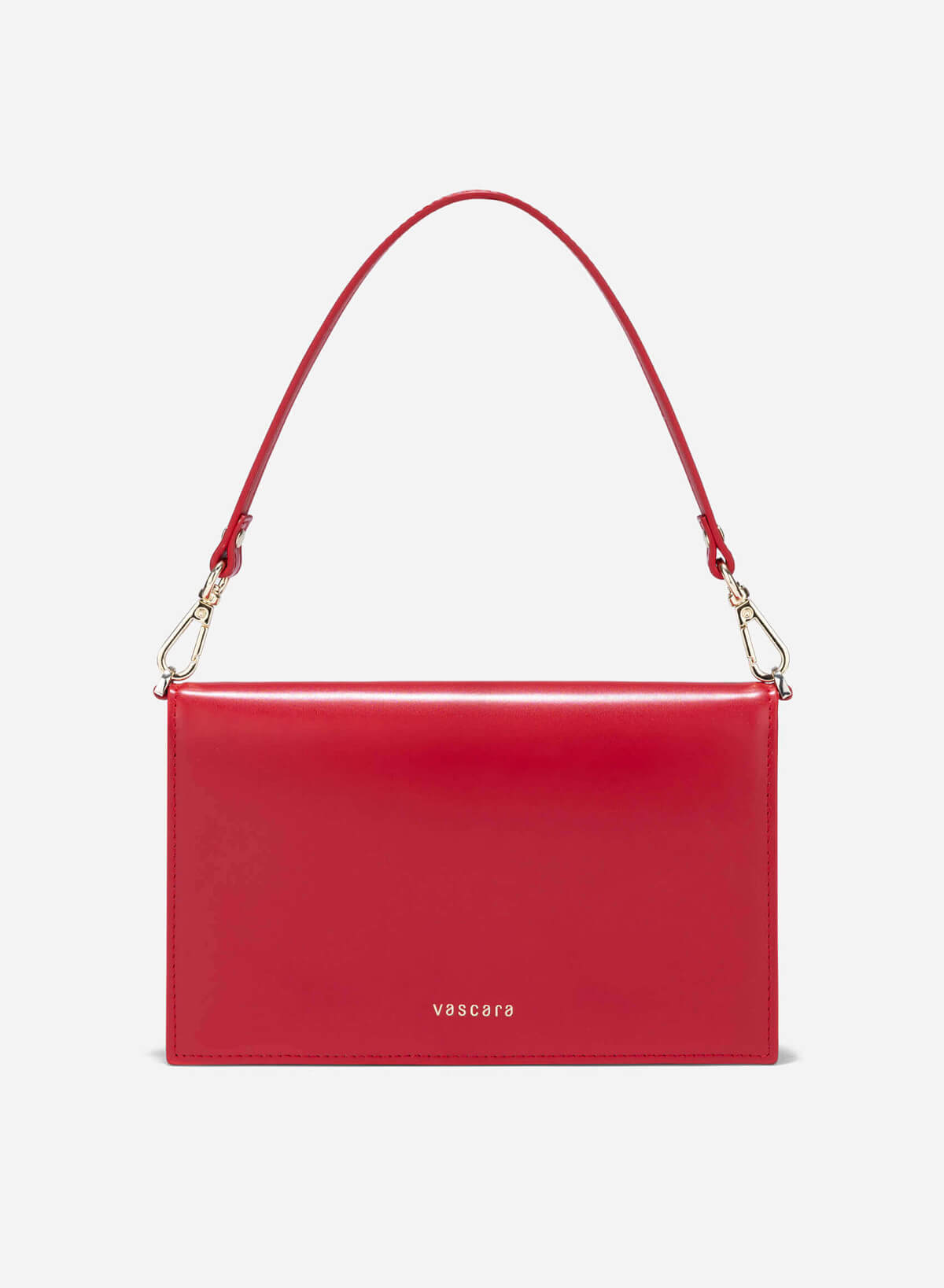 Carry Strap Flap Basic Wallet - WLL 0300 - Red - VASCARA
