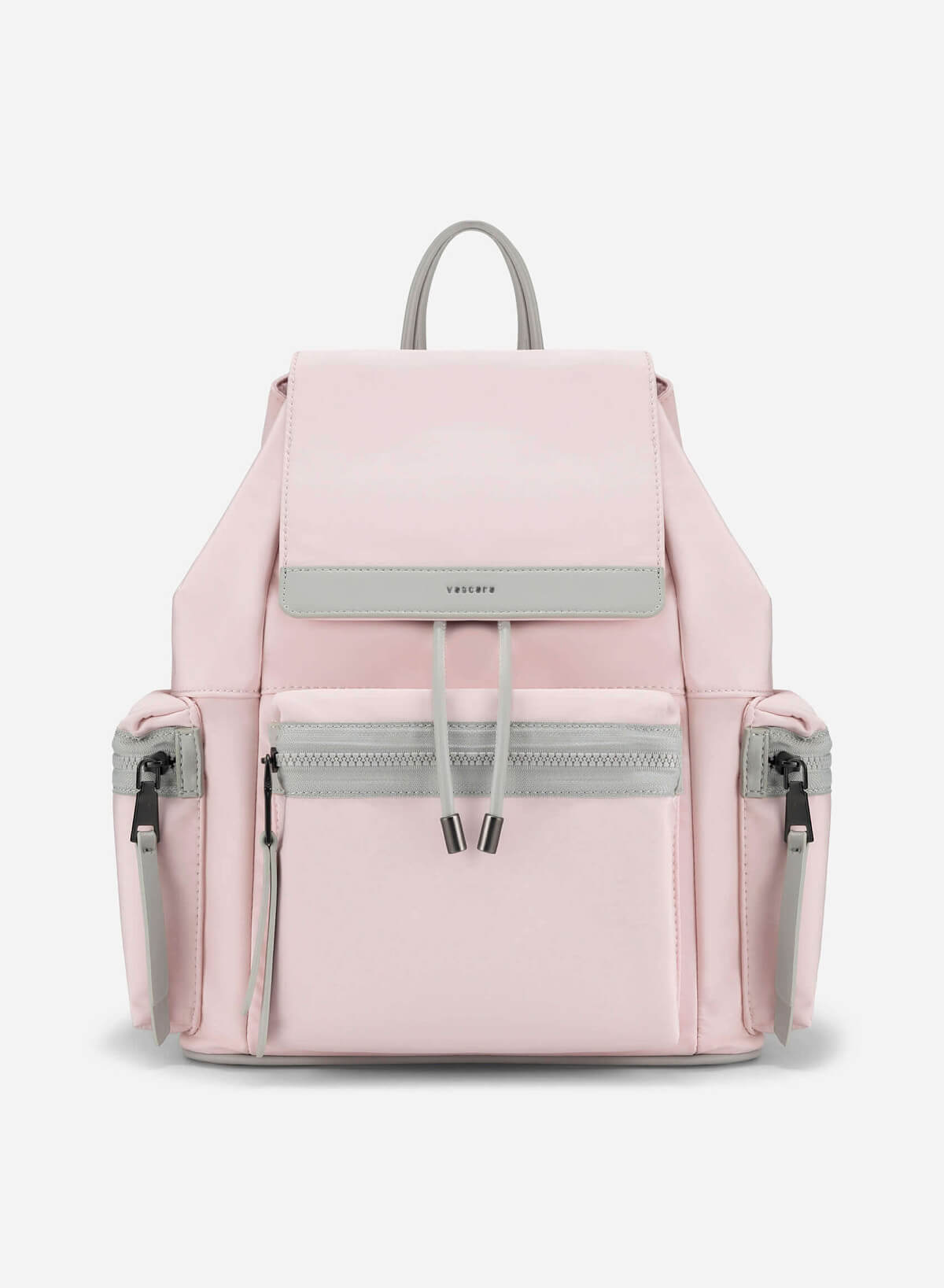 Color-Block Pastel Backpack - BAK 0210 - Light Pink - VASCARA