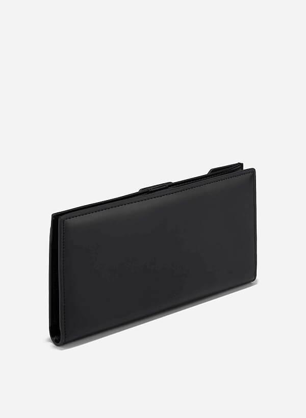 Layered Handheld Wallet - WLL 0304 - Black - VASCARA