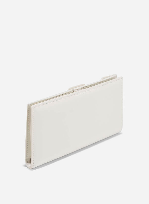 Layered Handheld Wallet - WLL 0304 - Cream - VASCARA