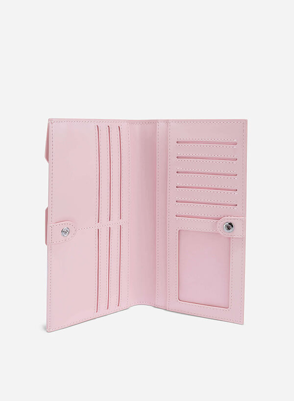 Layered Handheld Wallet - WLL 0304 - Light Pink - VASCARA
