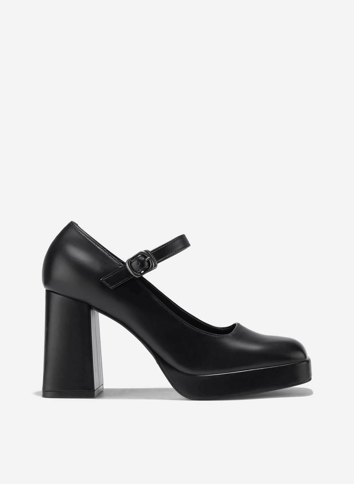 Platform Mary Janes - HIG 0674 - Black - VASCARA