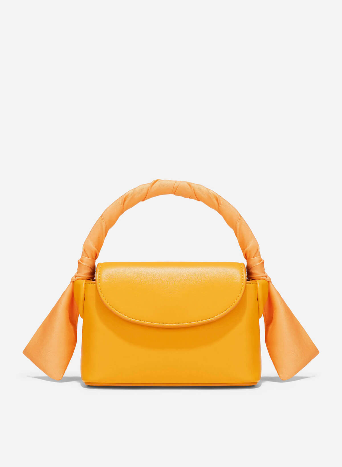 Silk Scarf Mini Bag - MES 0241 - Orange - VASCARA