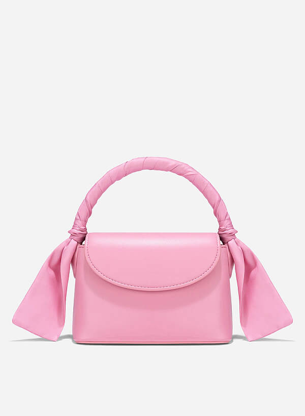 Silk Scarf Mini Bag - MES 0241 - Pink
