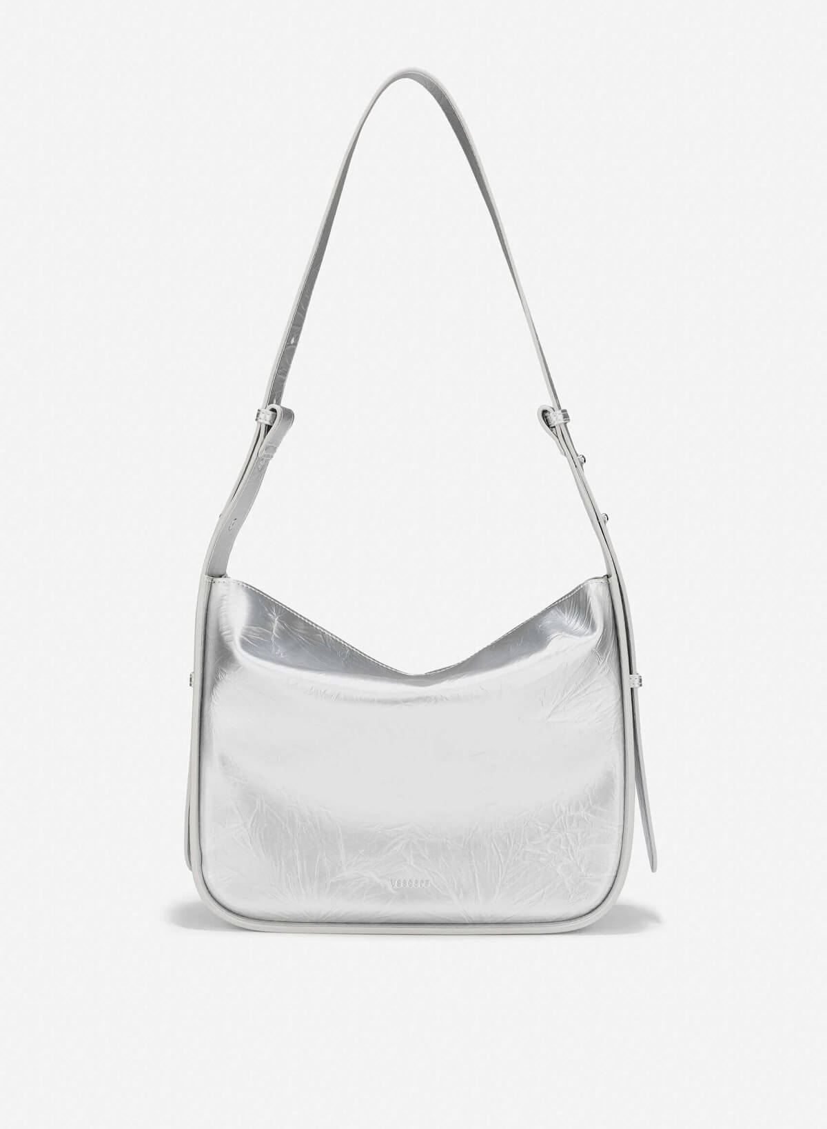 Slouchy Shoulder Bag - TTE 0164 - Silver - VASCARA