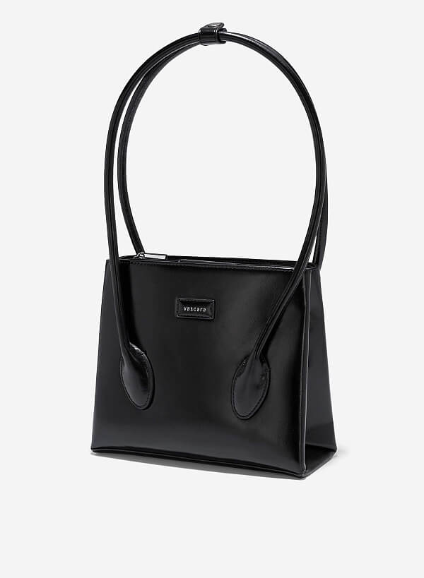 Tubular Strap Shoulder Bag - SAC 0329 - Black - VASCARA