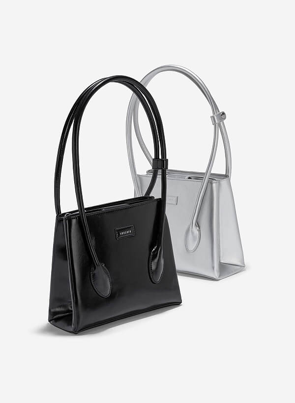 Tubular Strap Shoulder Bag - SAC 0329 - Black - VASCARA