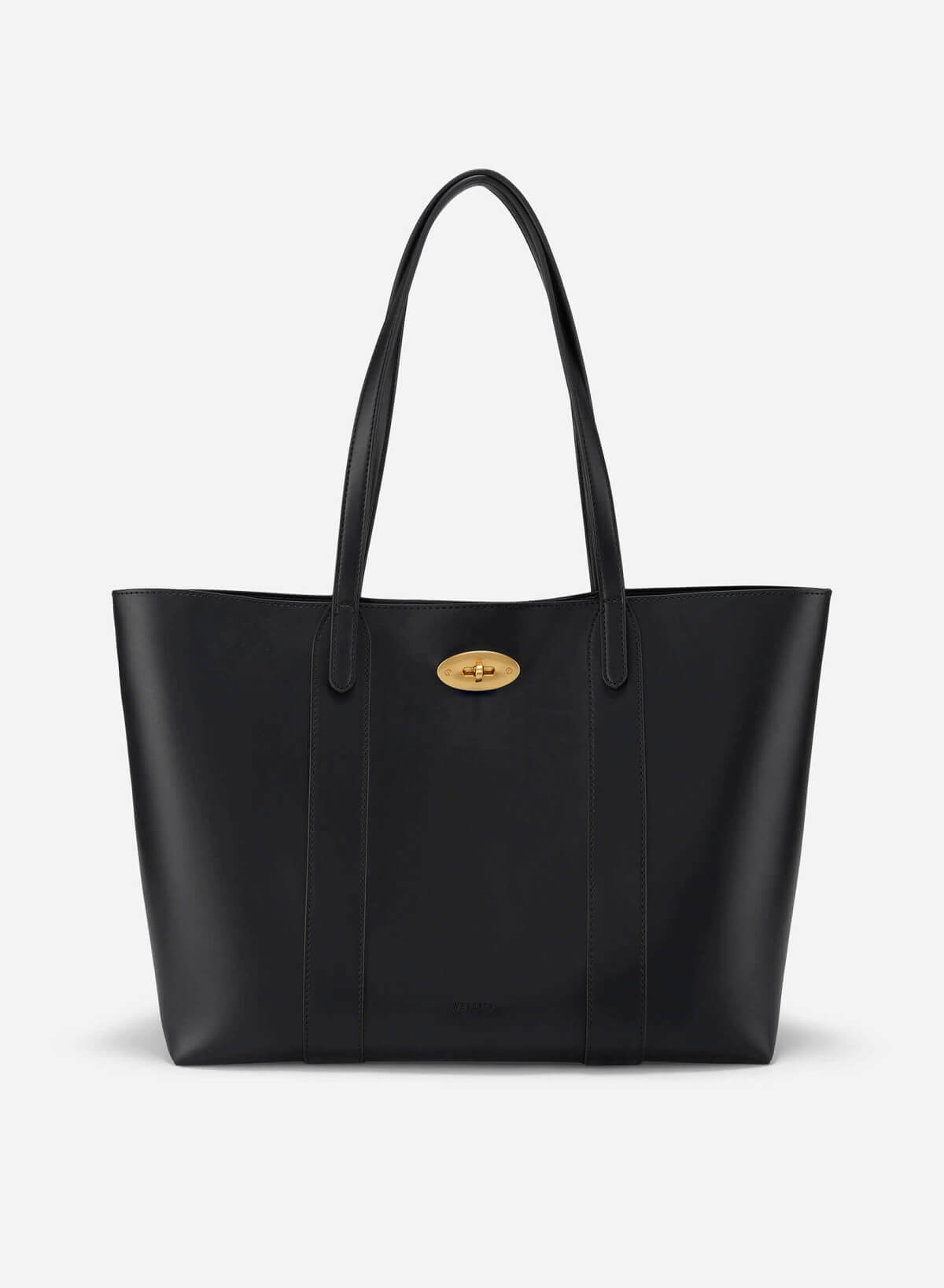 Twist Lock Classic Oversized Tote Bag - TTE 0162 - Black - VASCARA
