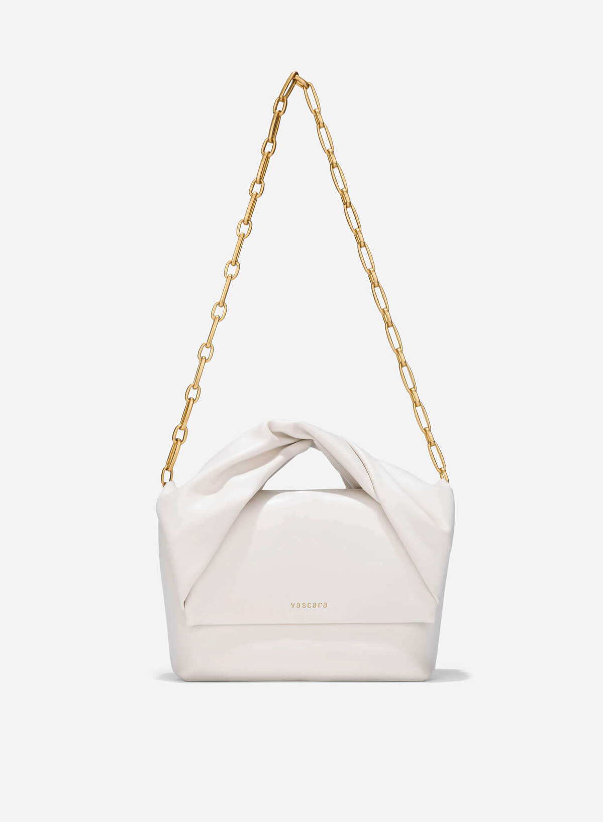Twisted Strap Clutch - CLT 0127 - Cream - VASCARA