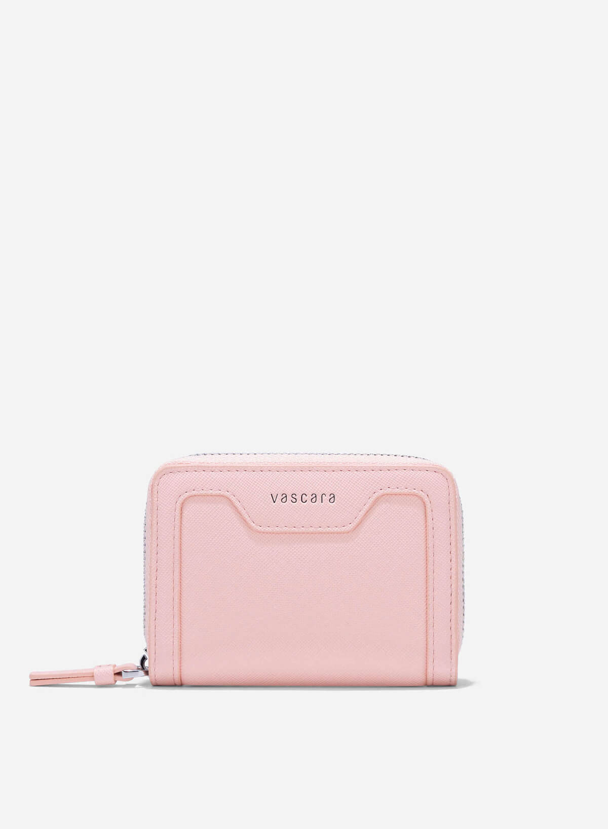 Zip-Around Handheld Mini Wallet - WLL 0301 - Light Pink - VASCARA