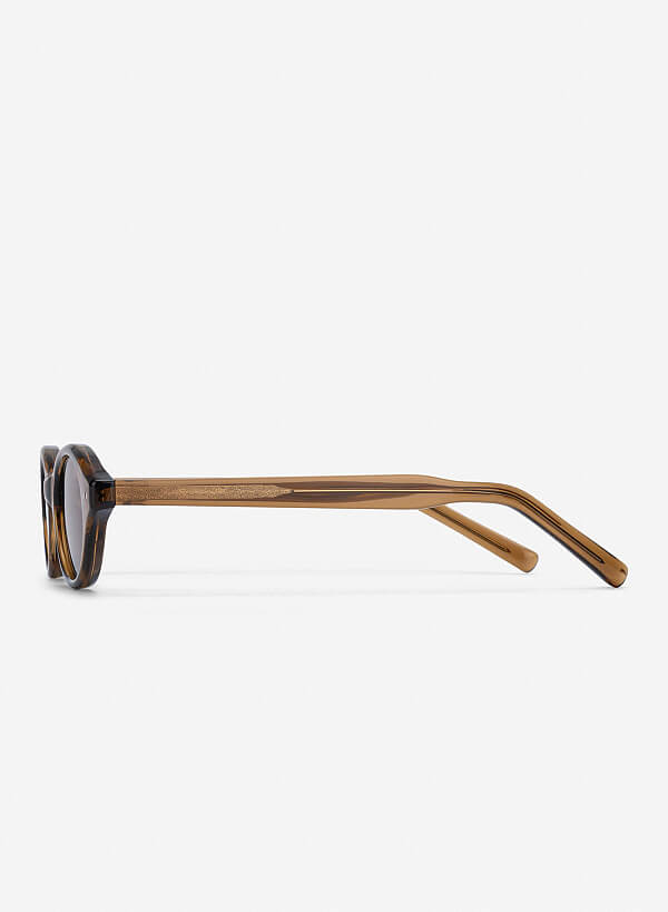 Kính mát dáng oval Fio - SPE 0026 - Màu nâu - VASCARA