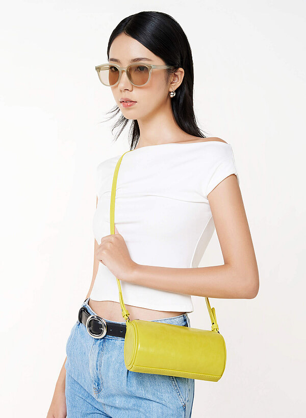 Túi trống trendy đeo chéo