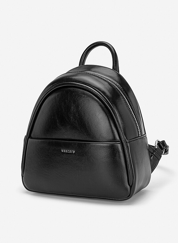 Balo mini dáng tròn - BAC 0229 - Màu đen - VASCARA