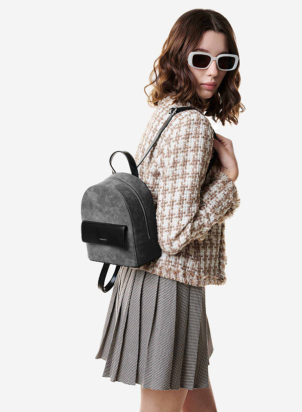 Balo dáng mini phối màu thanh lịch