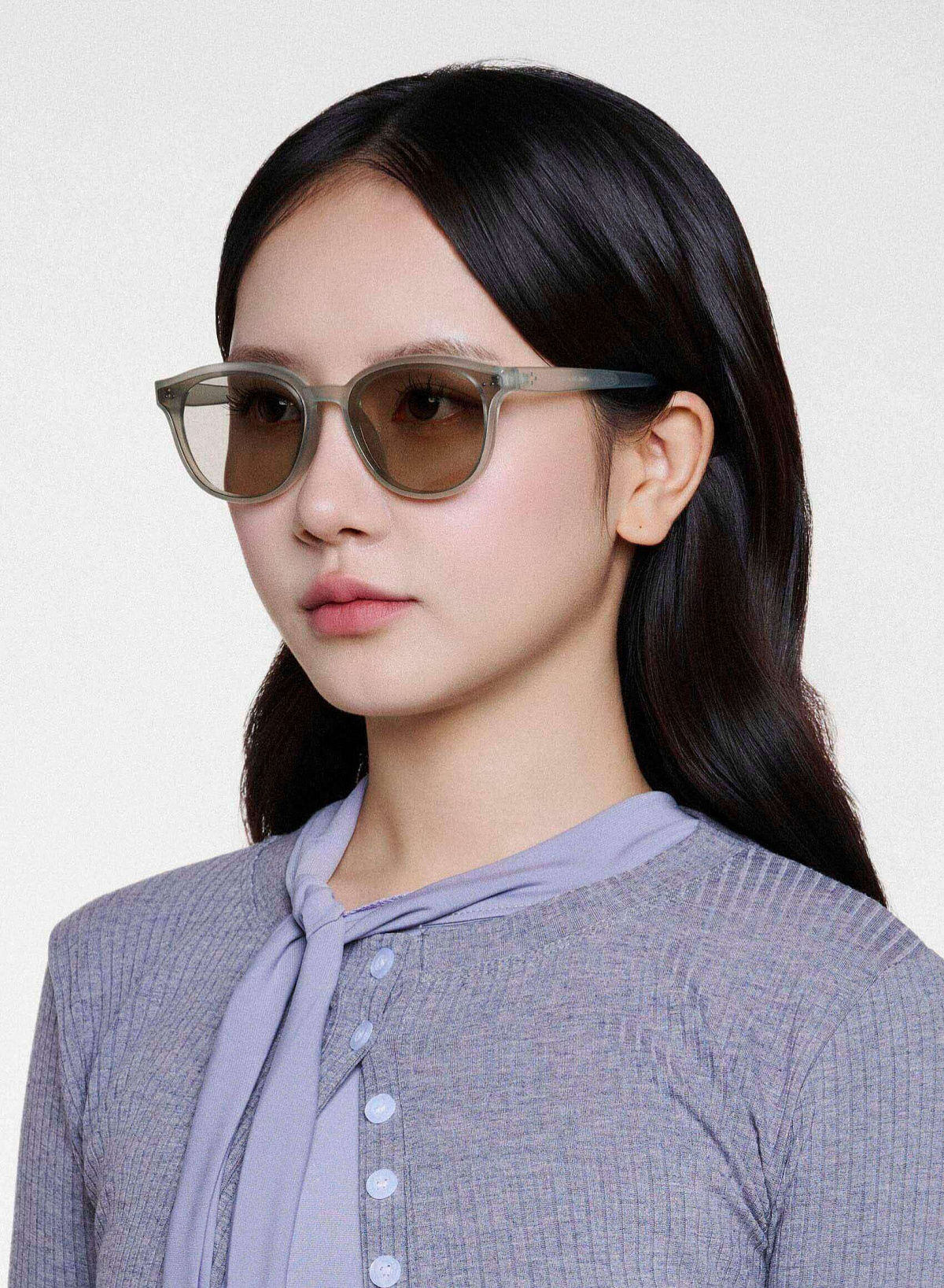 Helen Sunglasses - WFA 0075 - Light Green - vascara.com