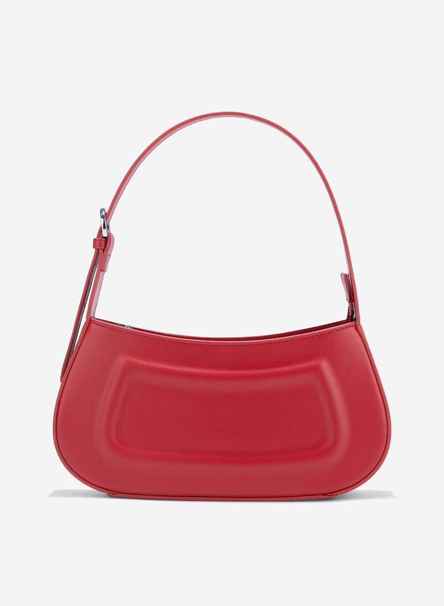 3D Bombe Shoulder Bag - MES 0272 - Red - vascara.com