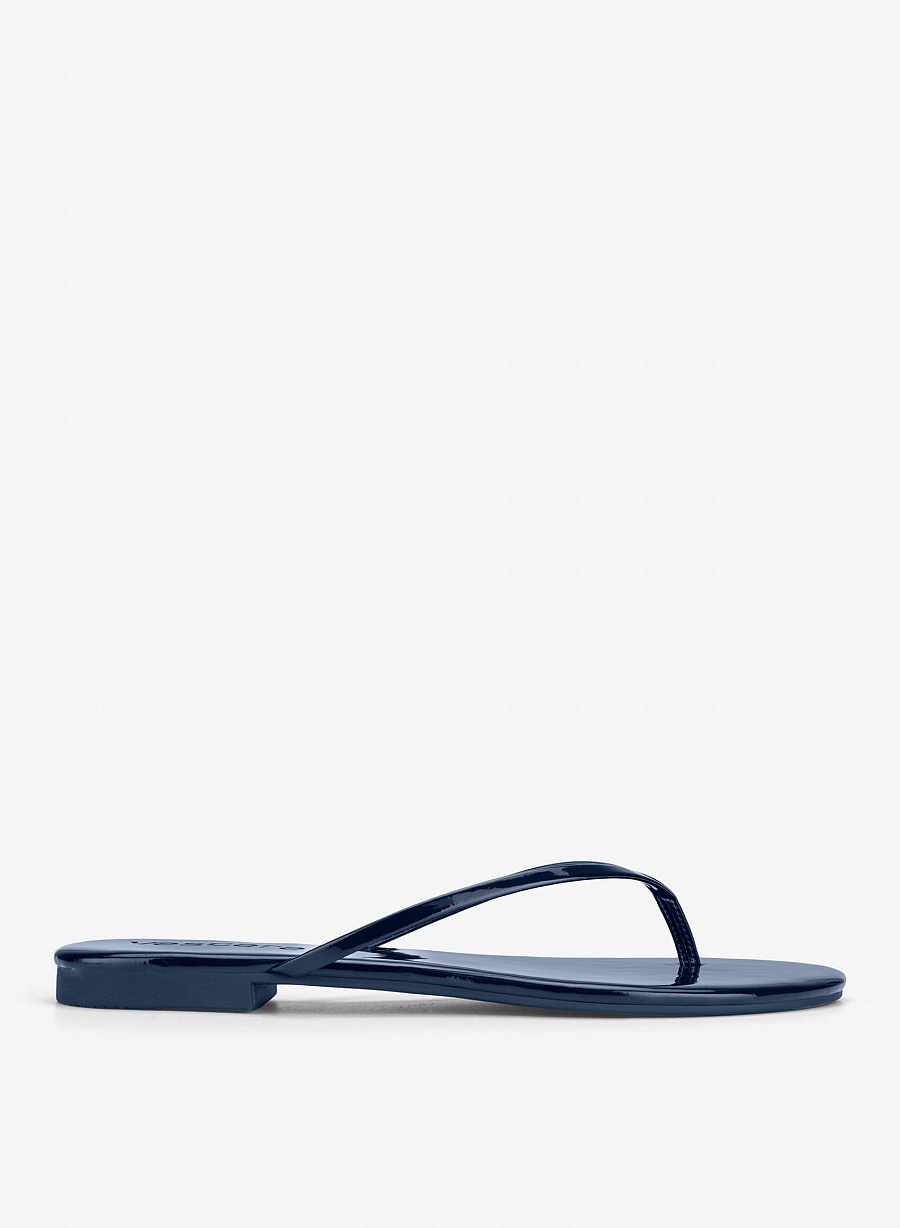 Basic Flip-Flops - FLI 0216 - Dark Blue - vascara.com