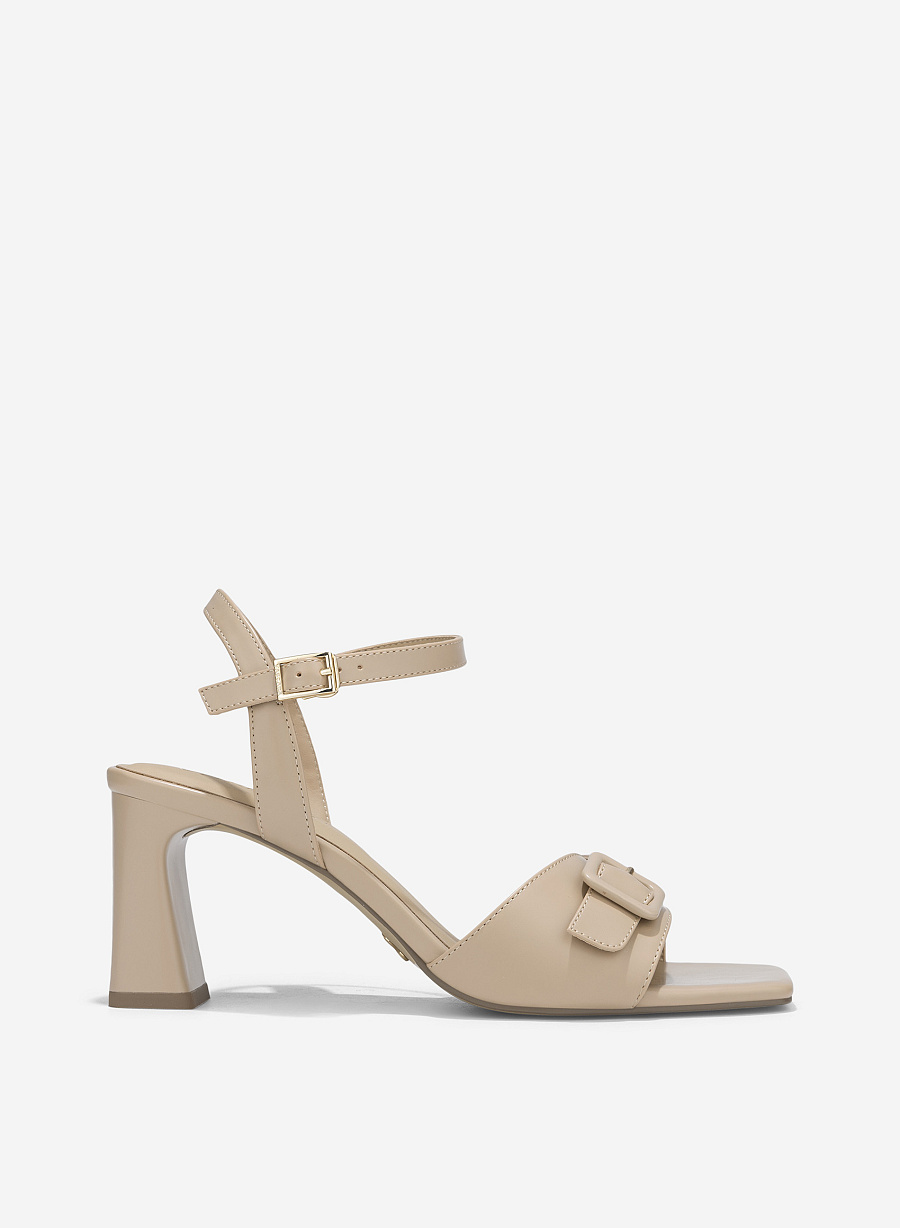 Buckle Basic Sandals - PUM 0799 - Beige - vascara.com